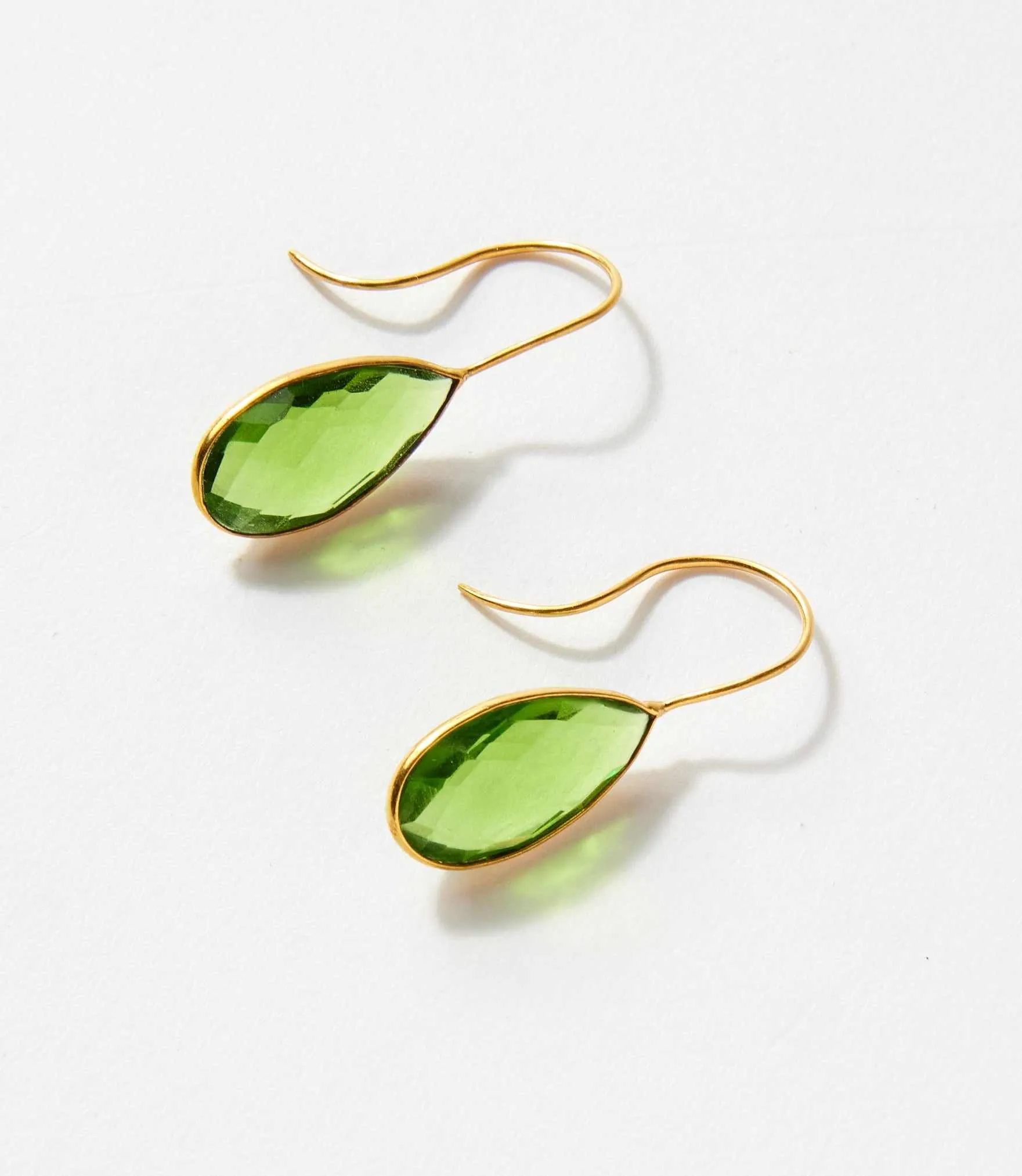 Long Teardrop Gemstone Earrings sold by Karen Kane product image thumbnail 2