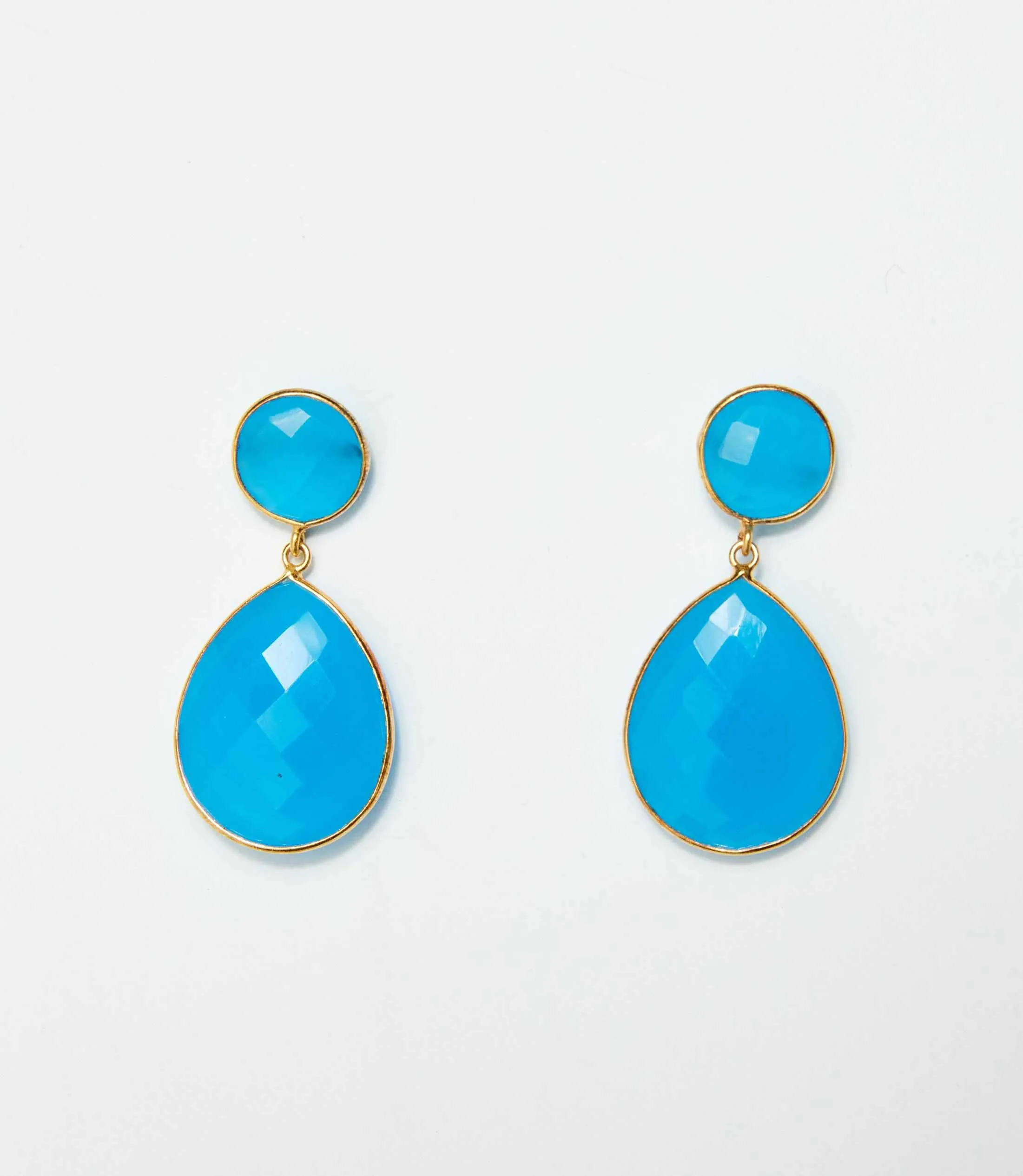 Teardrop Gemstone Drop Earrings sold by Karen Kane product image thumbnail 3