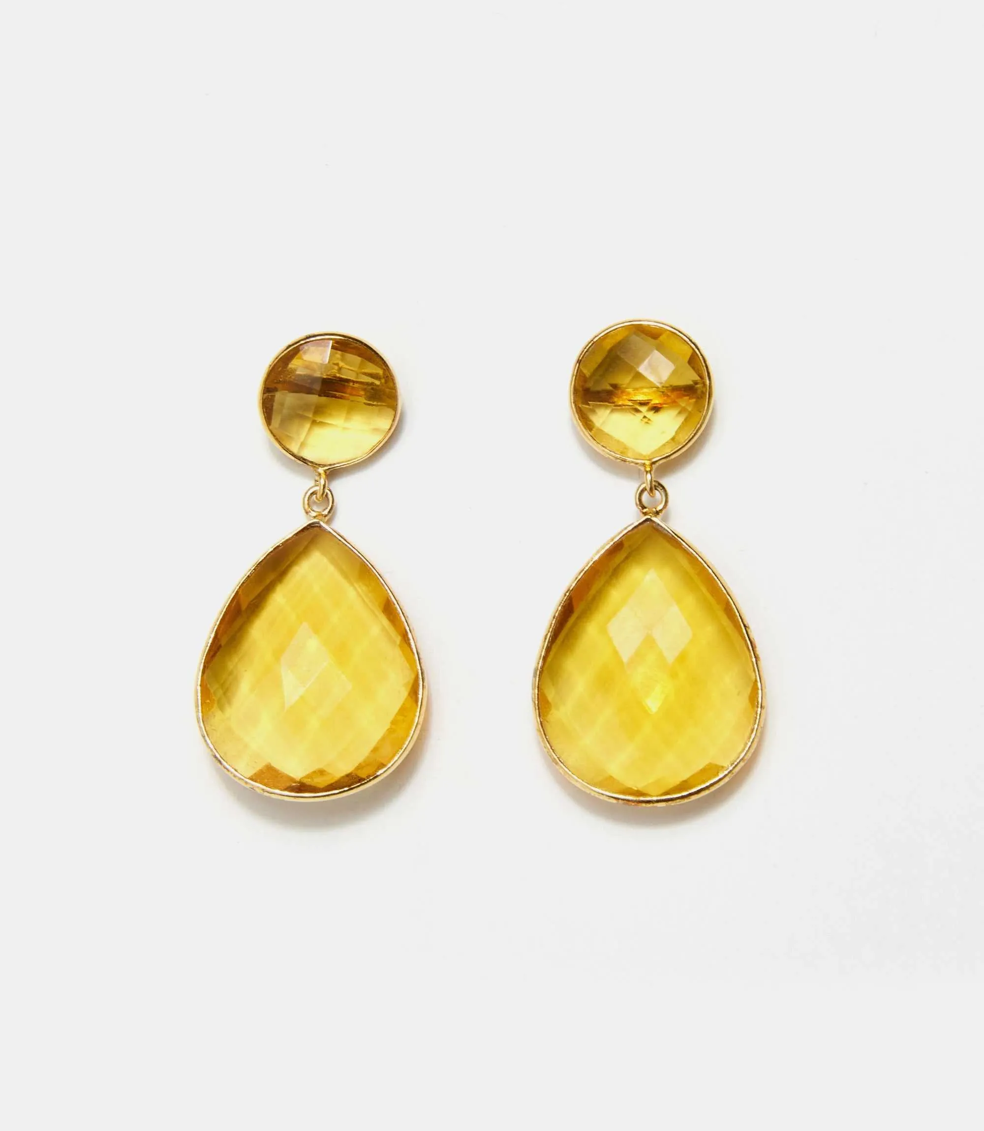 Teardrop Gemstone Drop Earrings sold by Karen Kane product image thumbnail 3