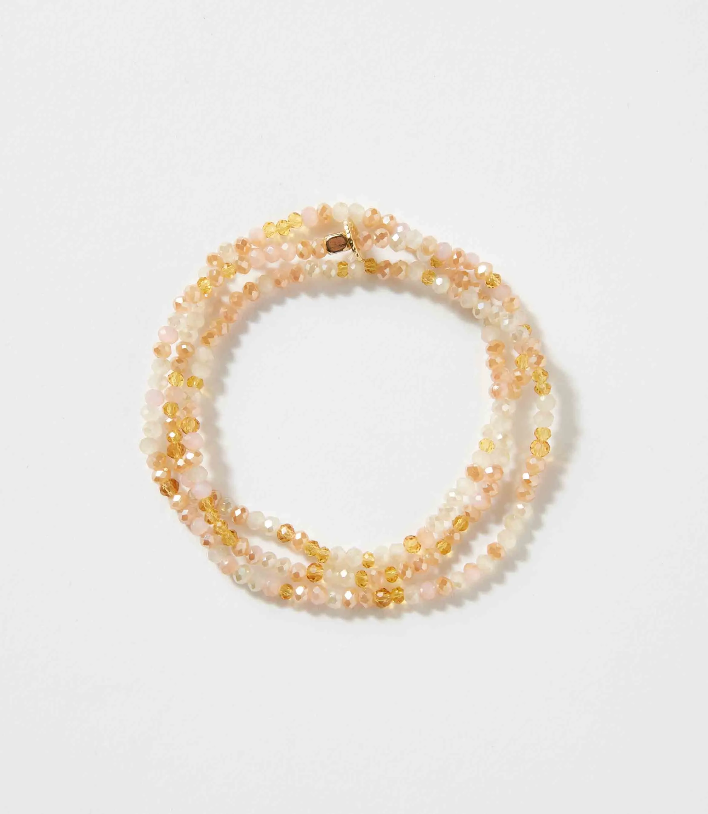 Beaded Gemstone Wrap Bracelet sold by Karen Kane