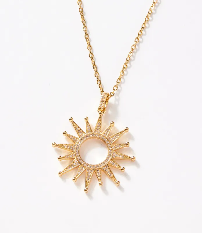 Pavé Starburst Necklace sold by Karen Kane