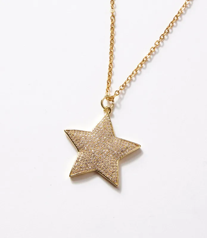 Pavé Star Pendant Necklace made by Karen Kane