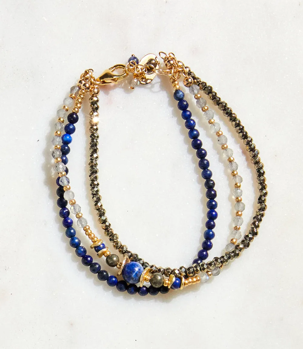 Blue Moon Multistrand Bracelet sold by Karen Kane