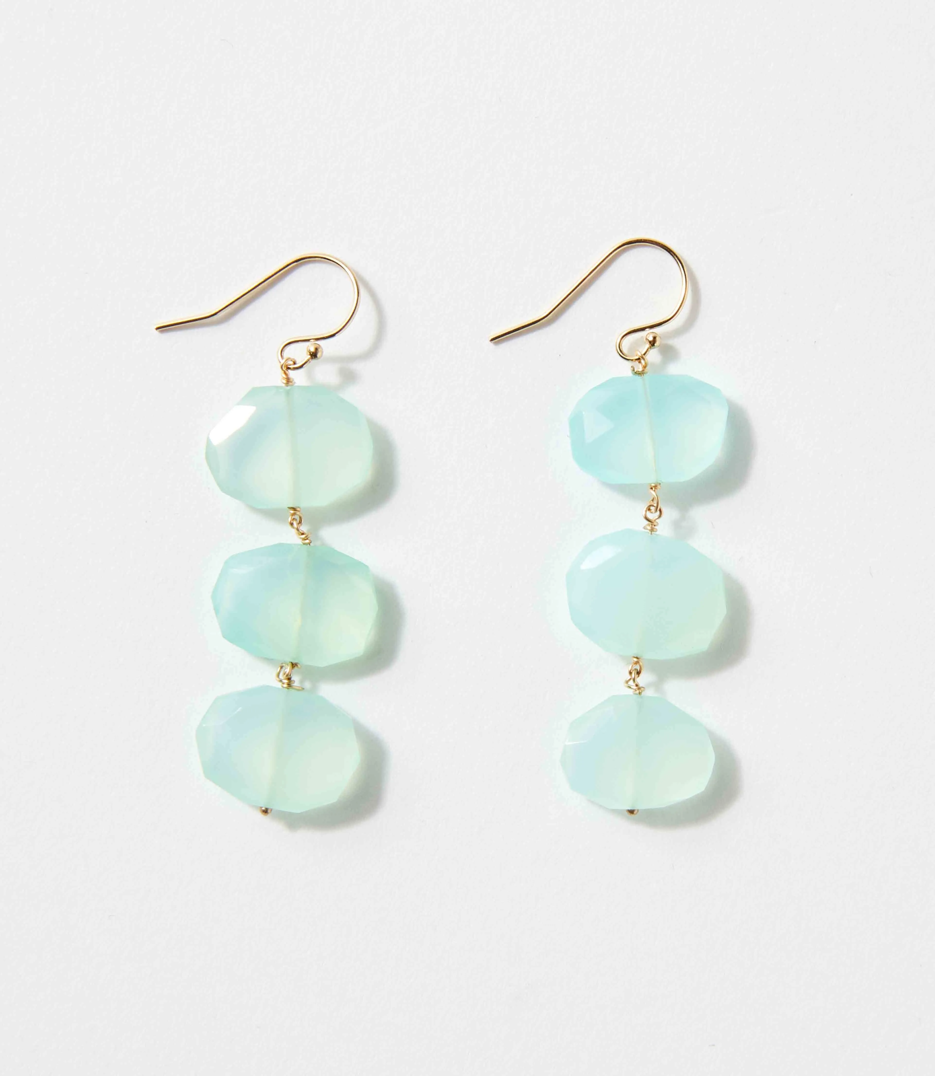 Tiered Gemstone Earrings sold by Karen Kane product image thumbnail 3