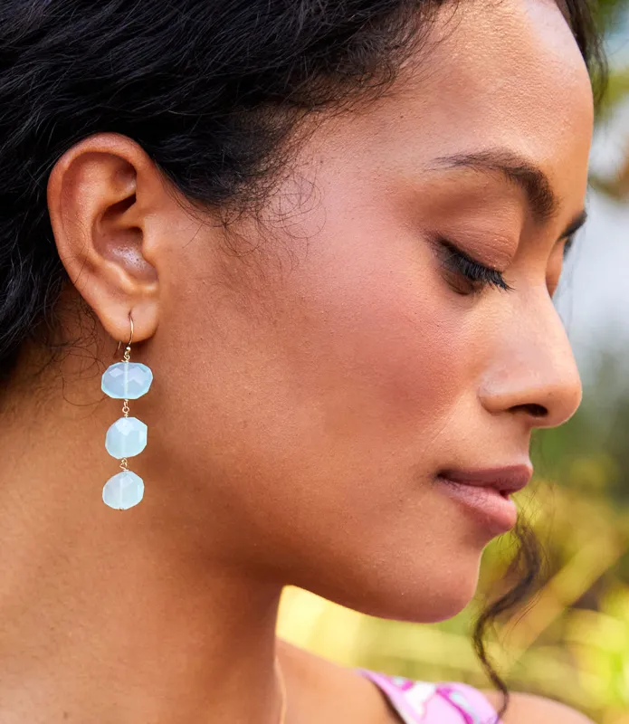Tiered Gemstone Earrings sold by Karen Kane