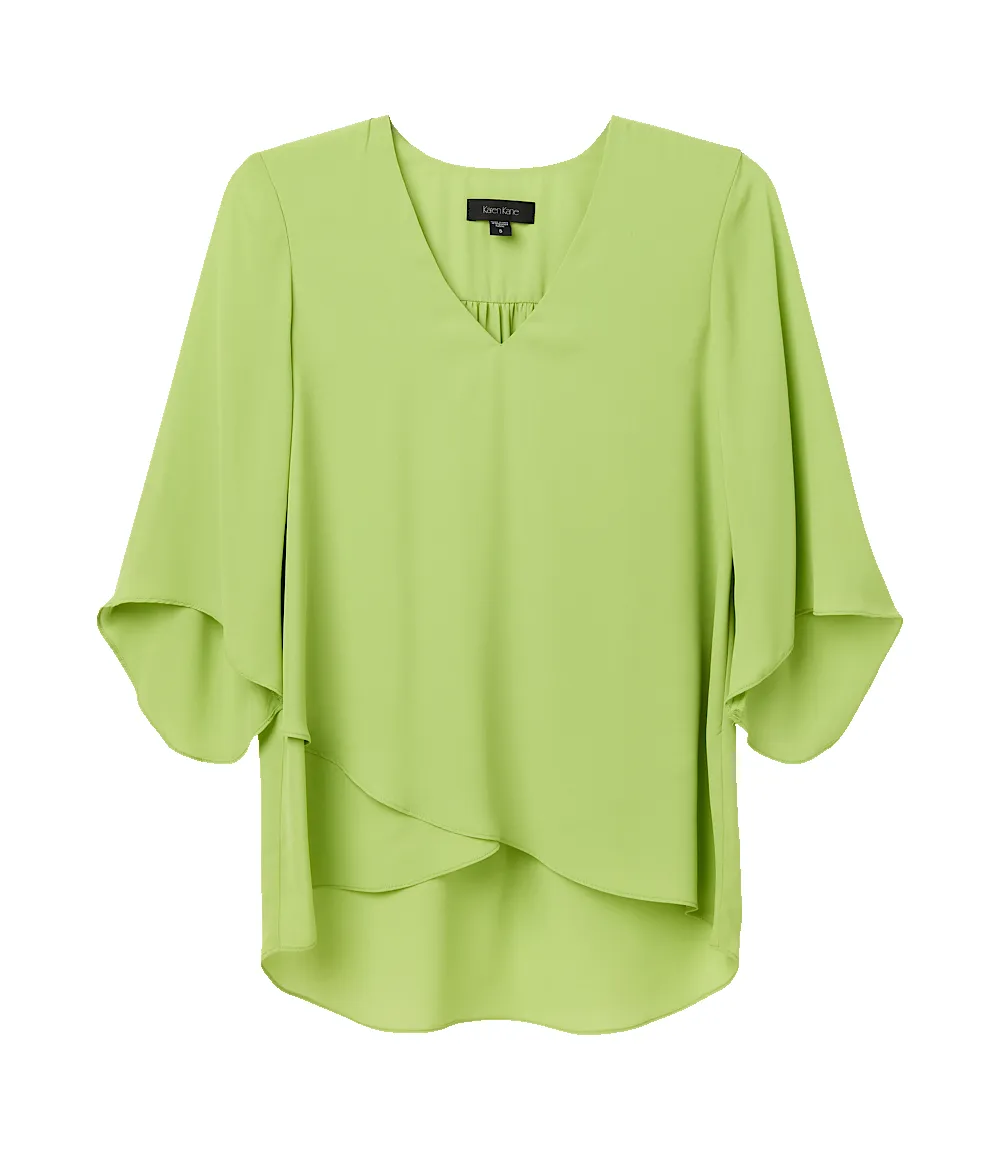 Bracelet Sleeve Asymmetric Top sold by Karen Kane product image thumbnail 5
