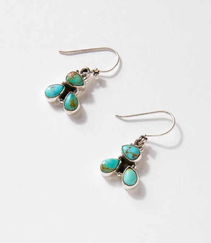 Turquoise Dangle Earrings sold by Karen Kane