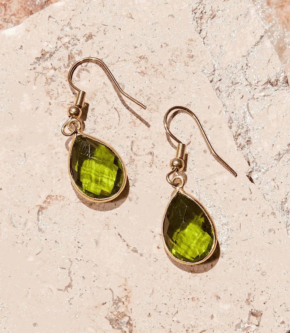 Peridot Gemstone Earrings sold by Karen Kane product image thumbnail 4