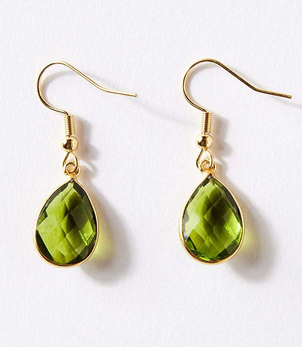 Peridot Gemstone Earrings sold by Karen Kane product image thumbnail 2