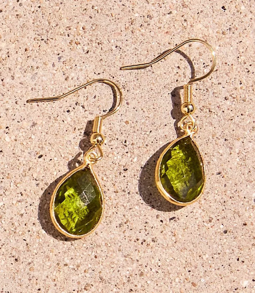 Peridot Gemstone Earrings sold by Karen Kane product image thumbnail 5