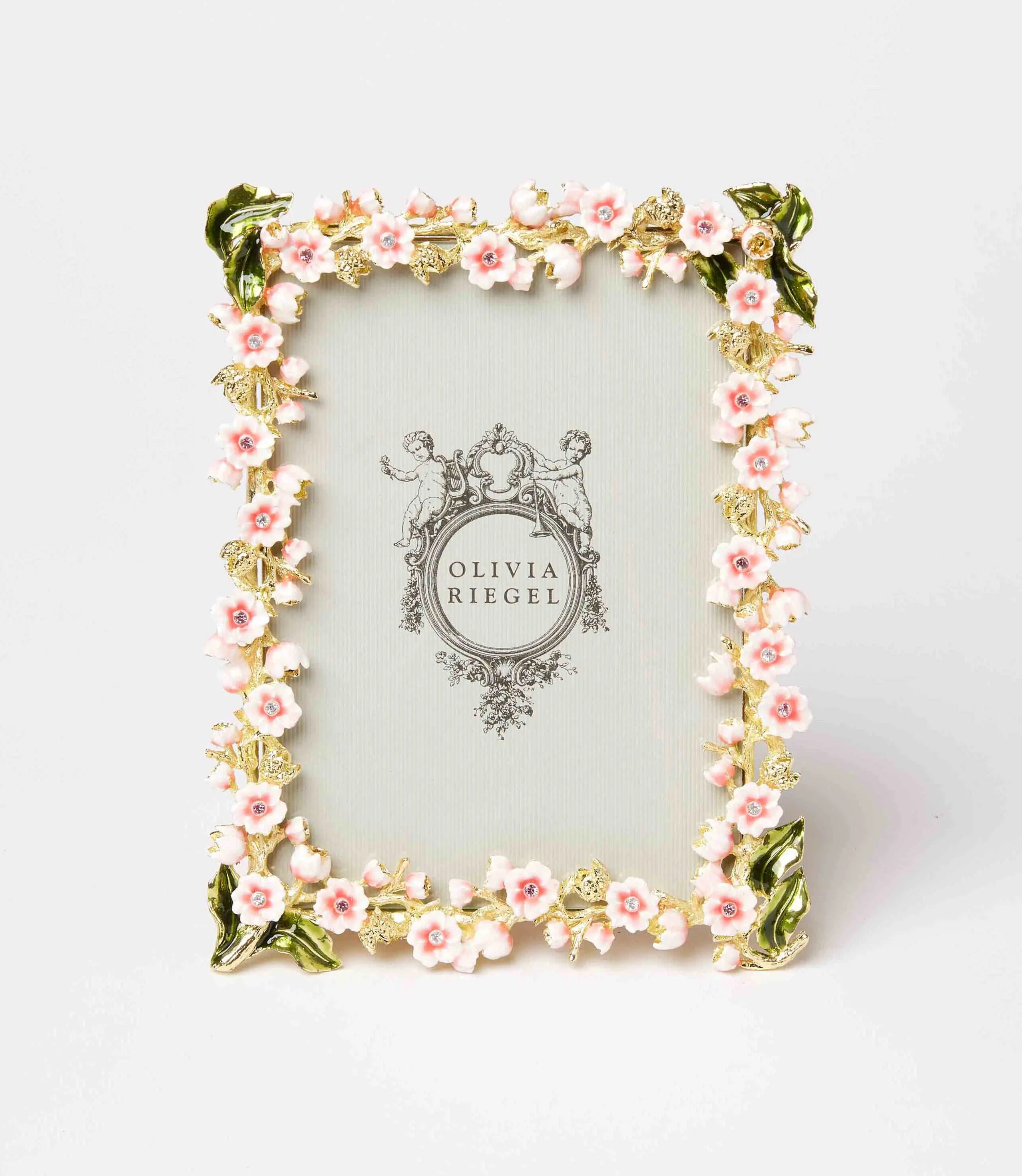 Floral Enamel And Crystal Frame sold by Karen Kane product image thumbnail 3