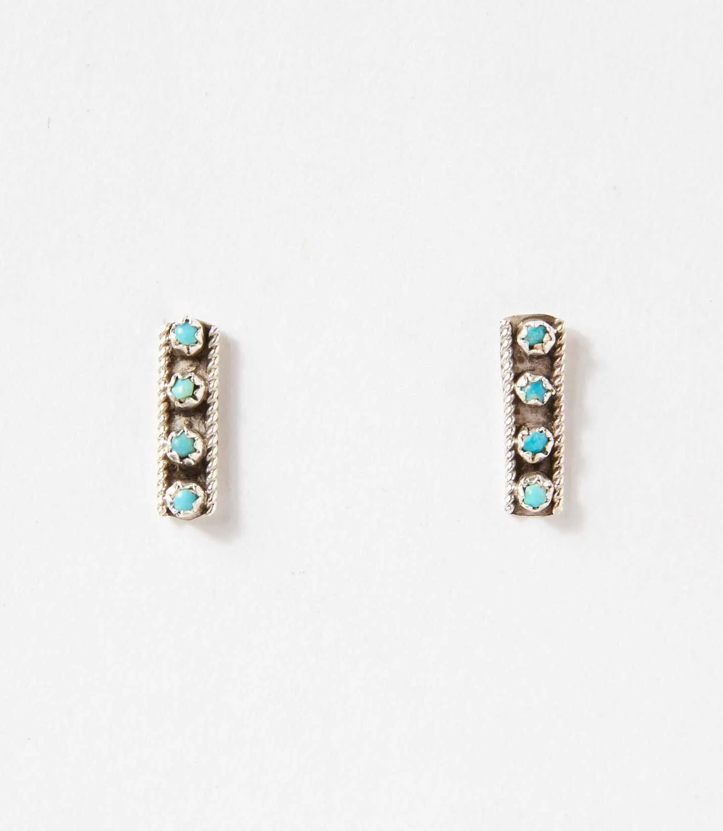 Turquoise Bar Stud Earrings sold by Karen Kane product image thumbnail 5