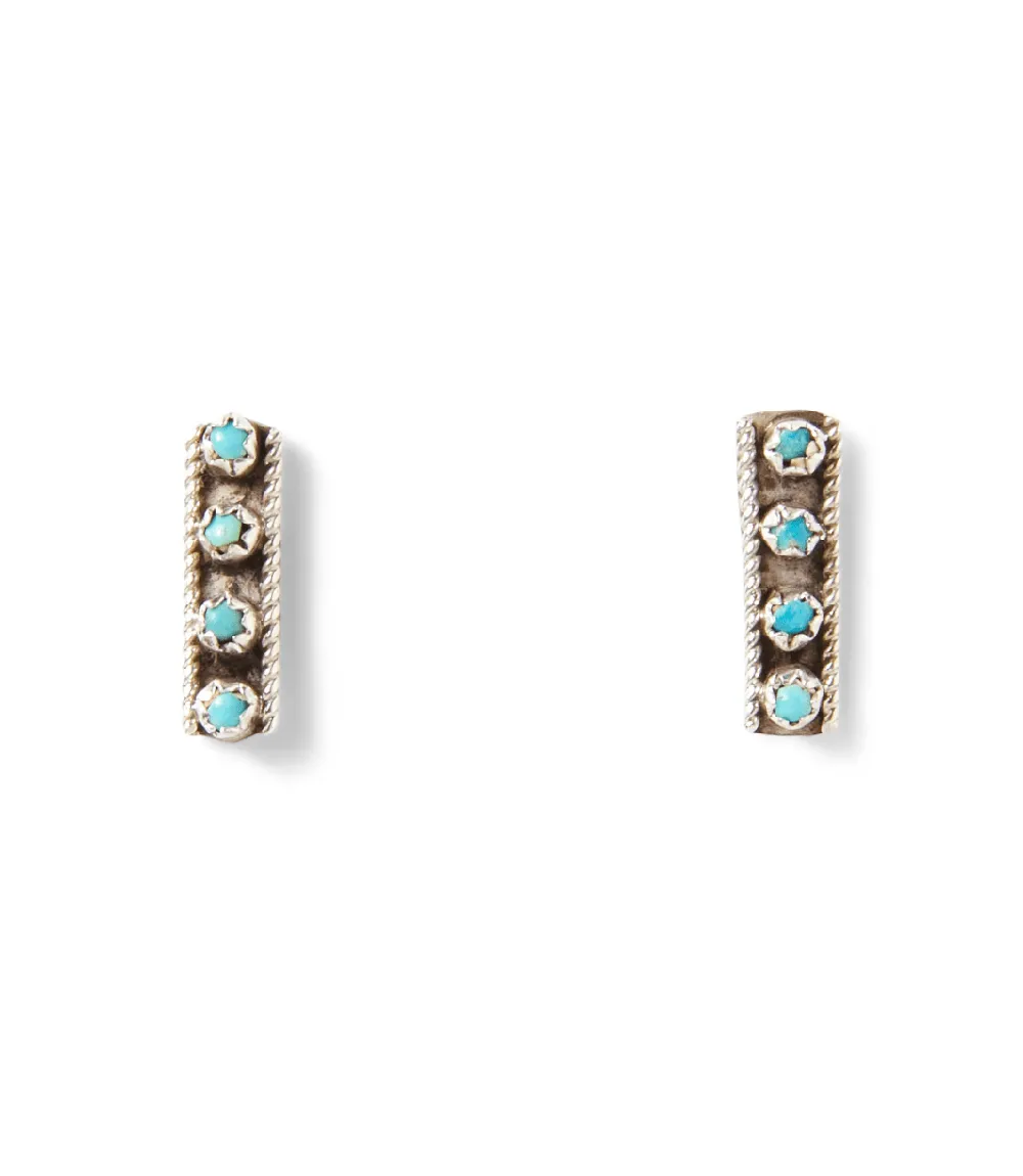 Turquoise Bar Stud Earrings sold by Karen Kane product image thumbnail 3