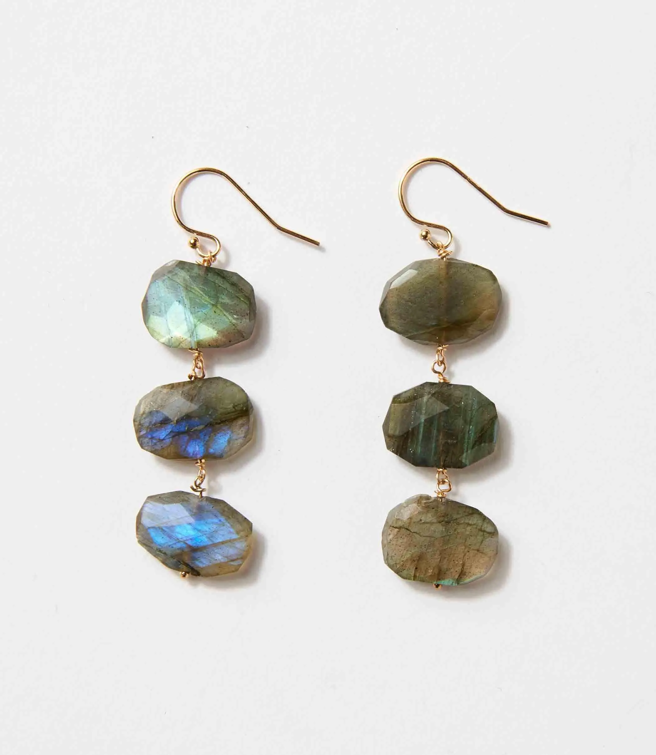 Tiered Gemstone Earrings sold by Karen Kane product image thumbnail 2