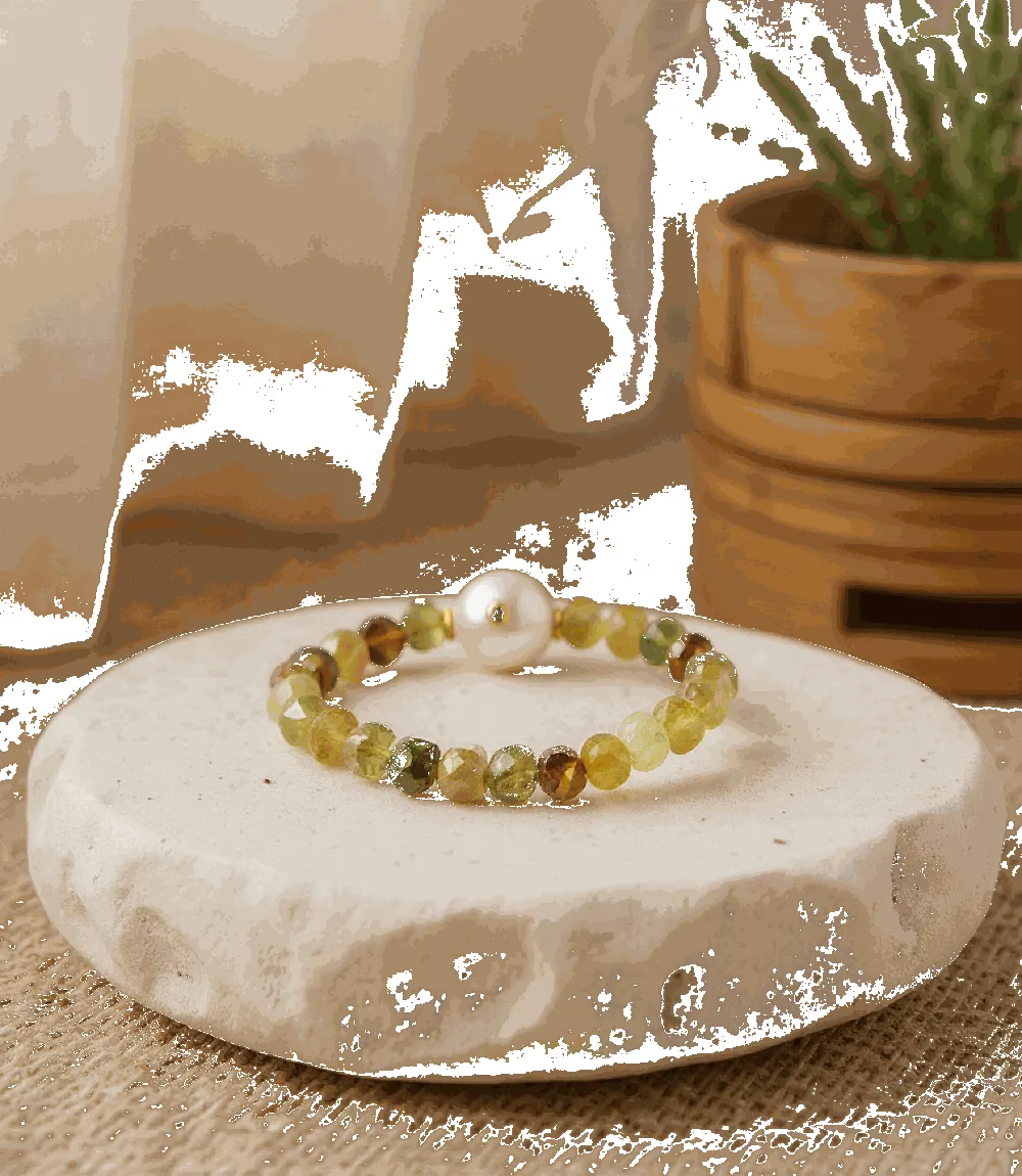 Gemstone And Pearl Bracelet sold by Karen Kane product image thumbnail 5