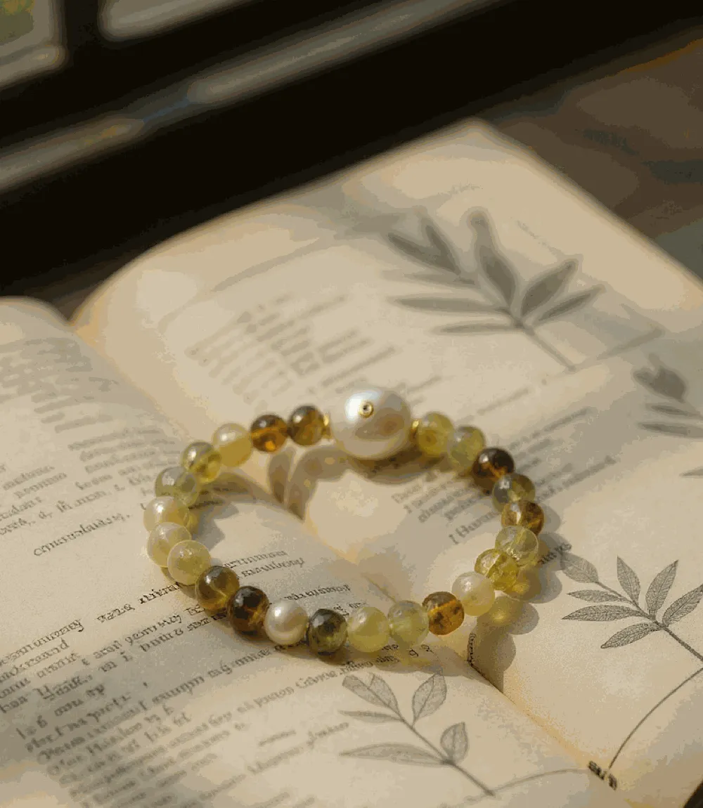 Gemstone And Pearl Bracelet sold by Karen Kane