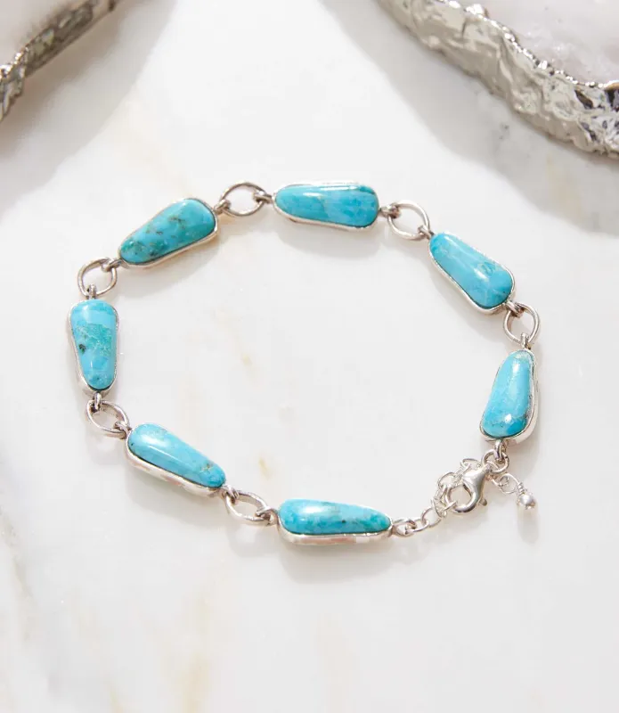 Turquoise Link Bracelet sold by Karen Kane