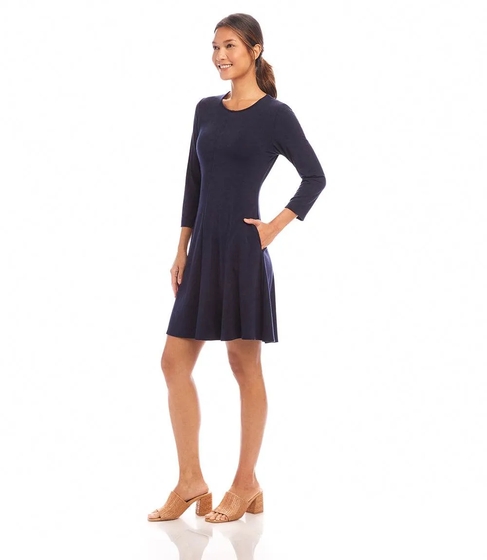 3/4 Sleeve Fit & Flare Dress sold by Karen Kane product image thumbnail 3