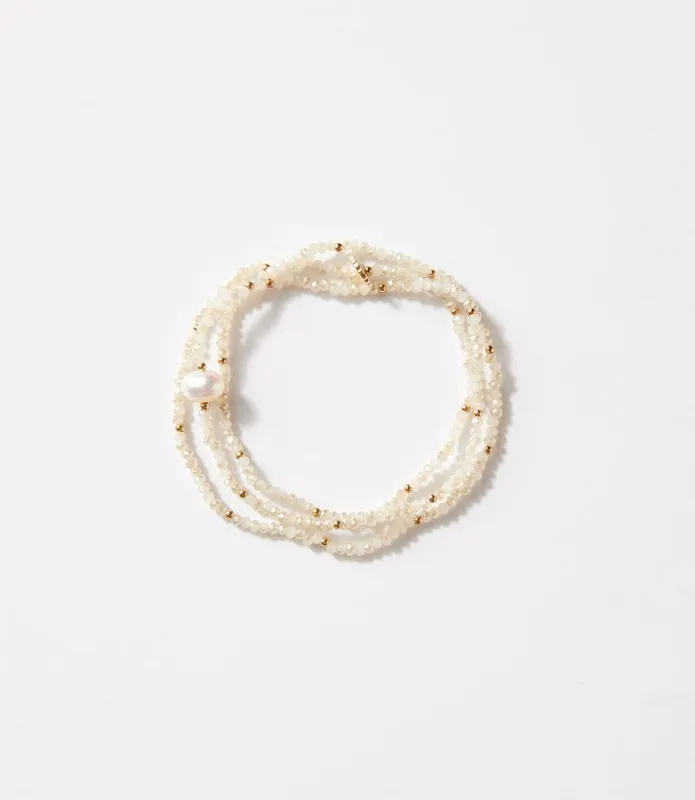 Crystal Bead Stretch Bracelet sold by Karen Kane