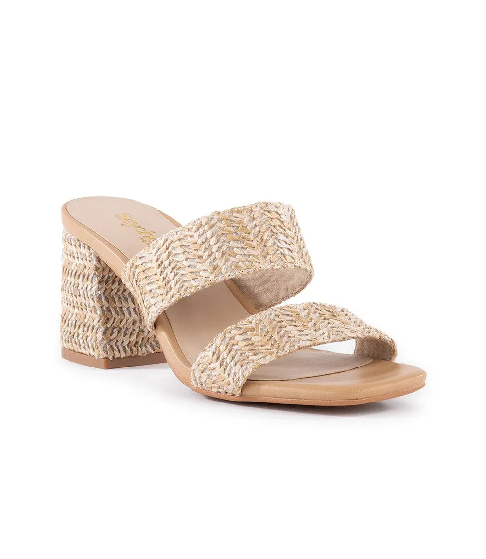 Newport Raffia Strap Heel Sandals sold by Karen Kane product image thumbnail 4