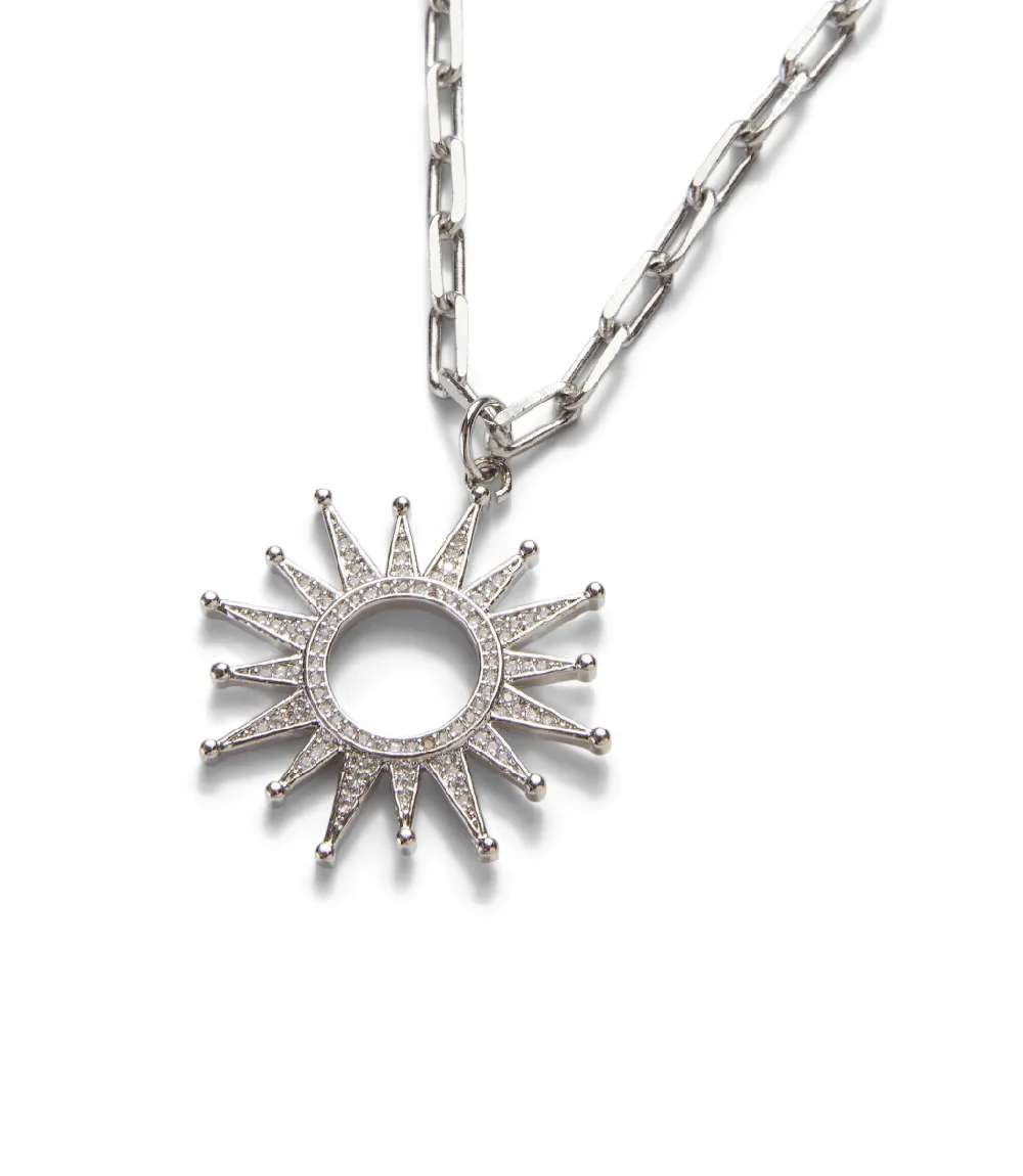 Pavé Sunburst Necklace sold by Karen Kane product image thumbnail 5