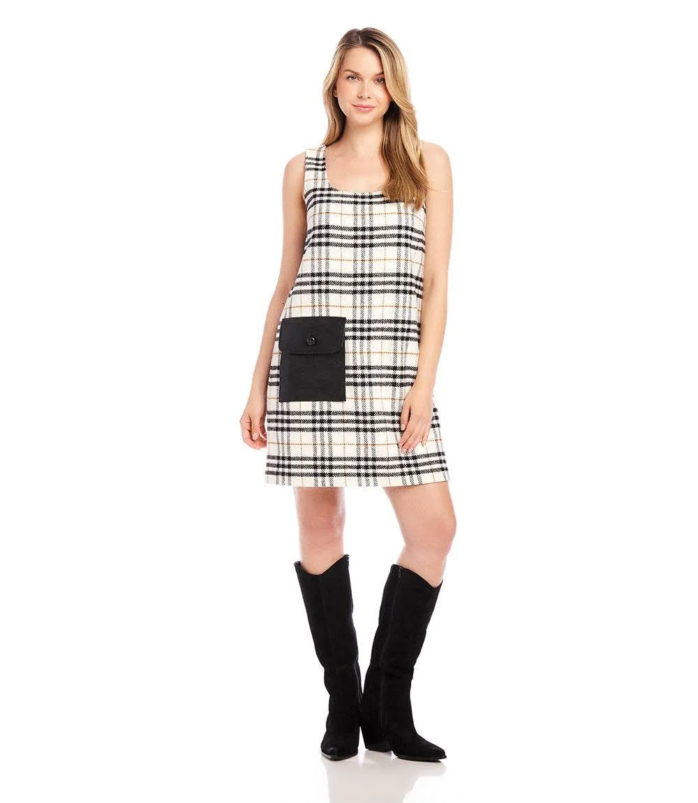 Plaid Shift Dress sold by Karen Kane product image thumbnail 2