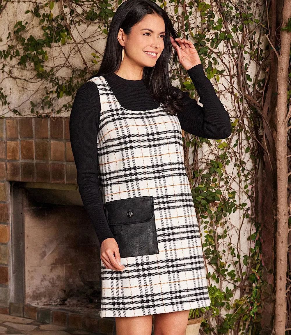 Plaid Shift Dress sold by Karen Kane