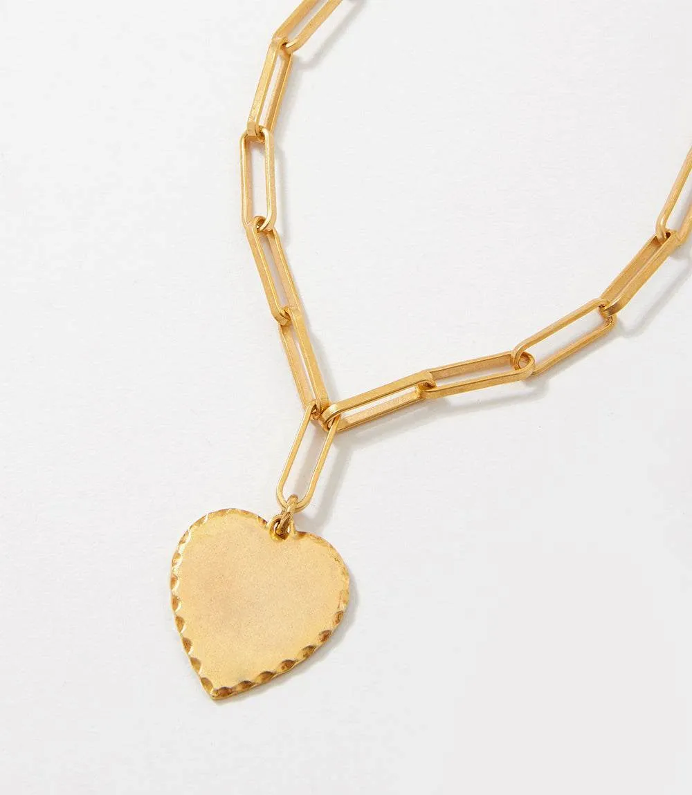 Heart Disc Necklace sold by Karen Kane product image thumbnail 4