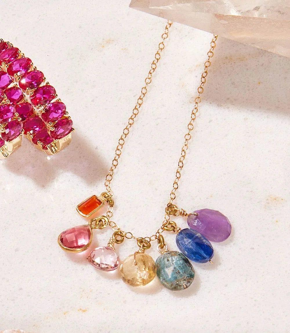 Colorful Gemstone Necklace sold by Karen Kane