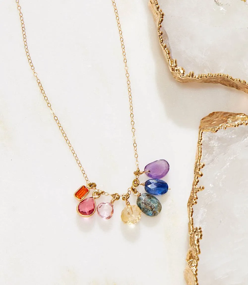 Colorful Gemstone Necklace sold by Karen Kane product image thumbnail 3