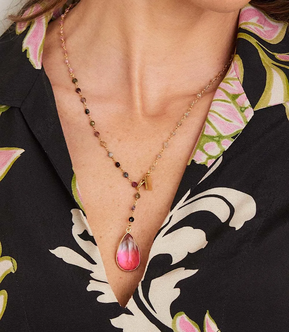 Teardrop Gemstone Necklace sold by Karen Kane product image thumbnail 3