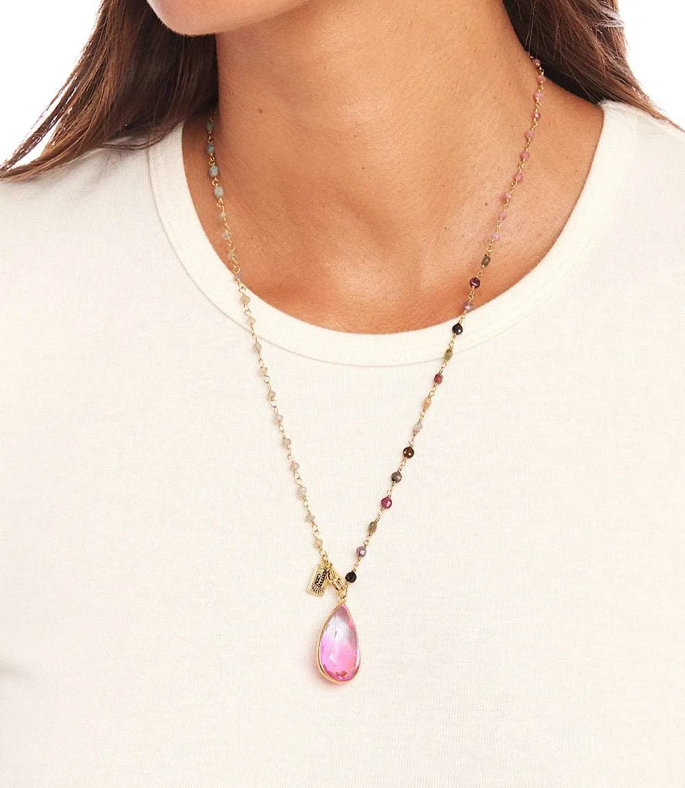 Teardrop Gemstone Necklace sold by Karen Kane product image thumbnail 2