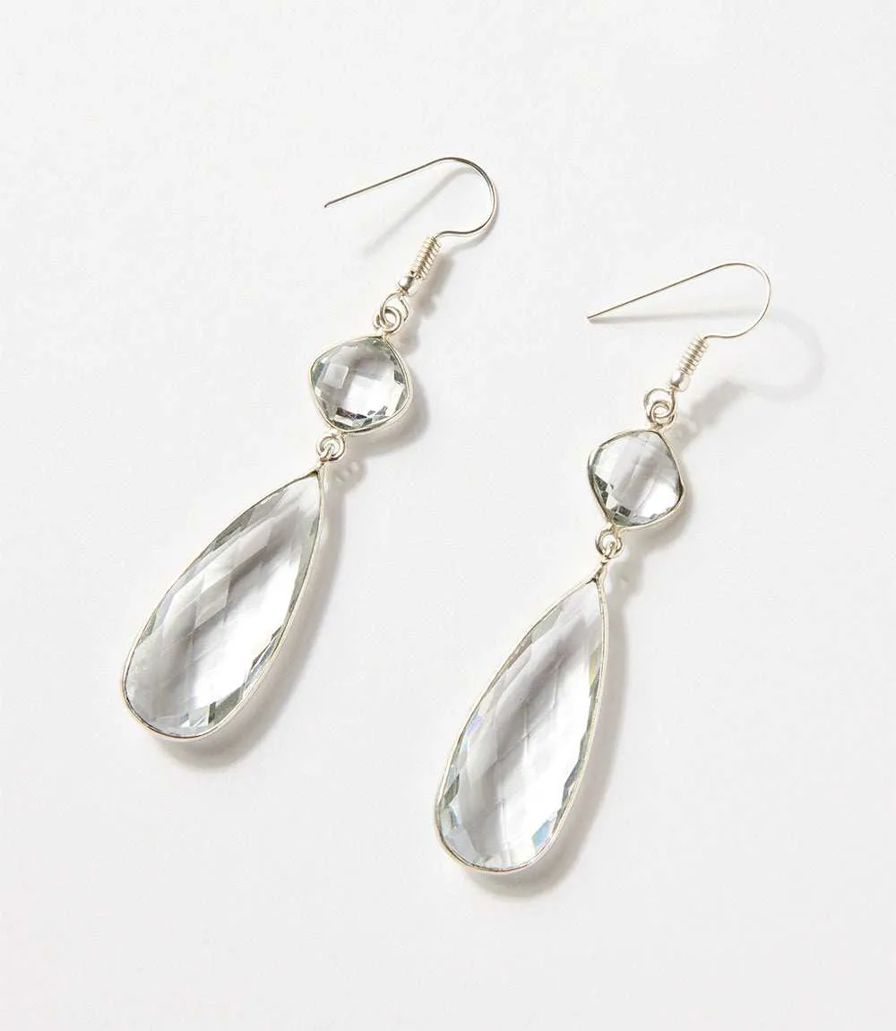 Crystal Drop Earrings sold by Karen Kane product image thumbnail 2