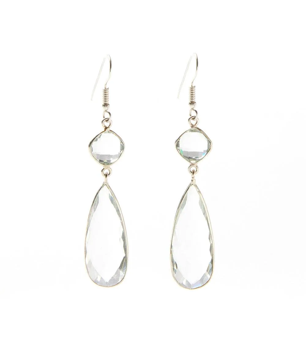 Crystal Drop Earrings sold by Karen Kane product image thumbnail 4