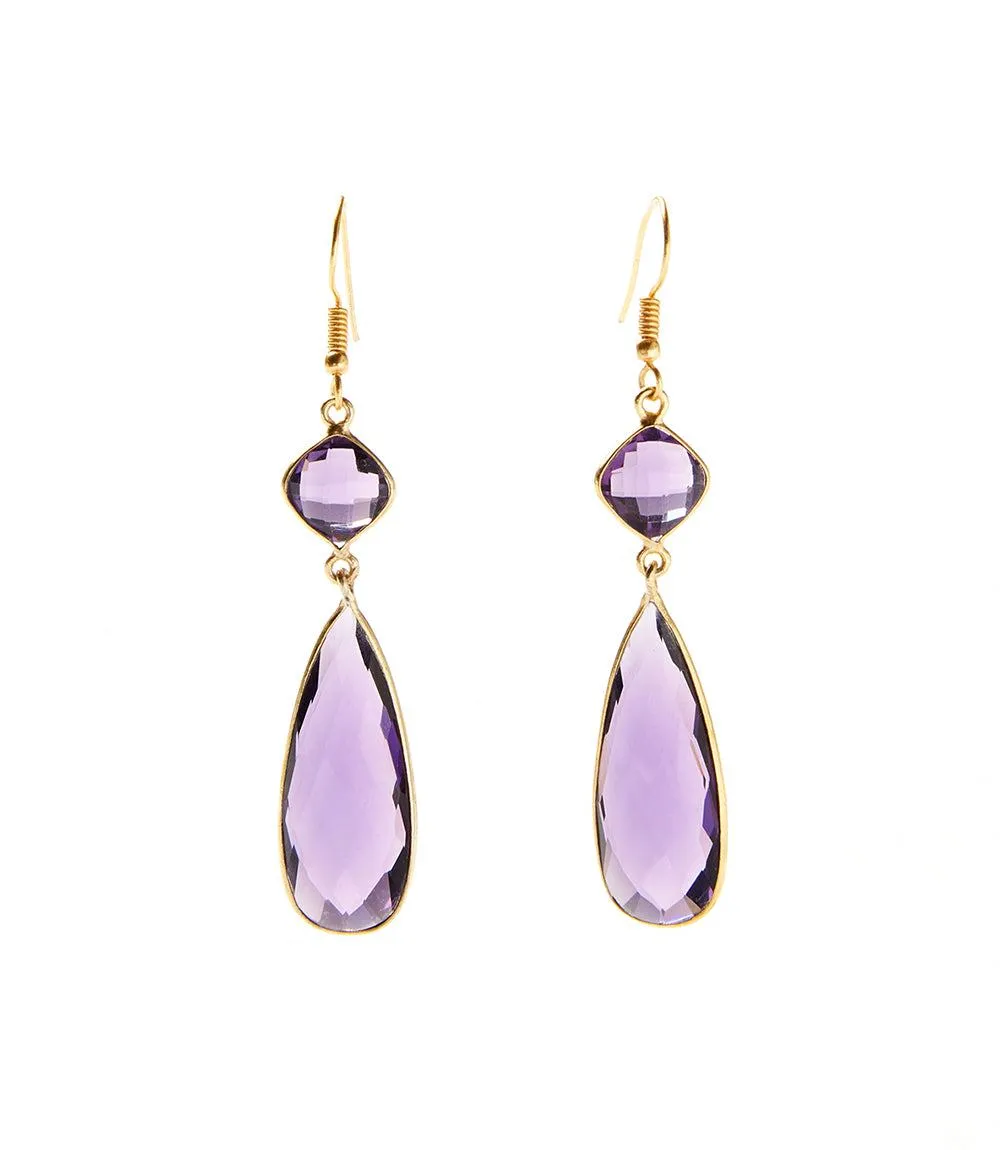 Gemstone Drop Earrings sold by Karen Kane product image thumbnail 2