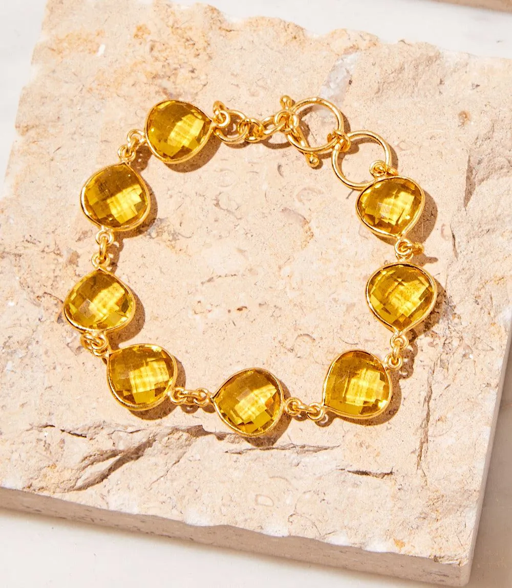 Citrine Quartz Bracelet sold by Karen Kane product image thumbnail 5