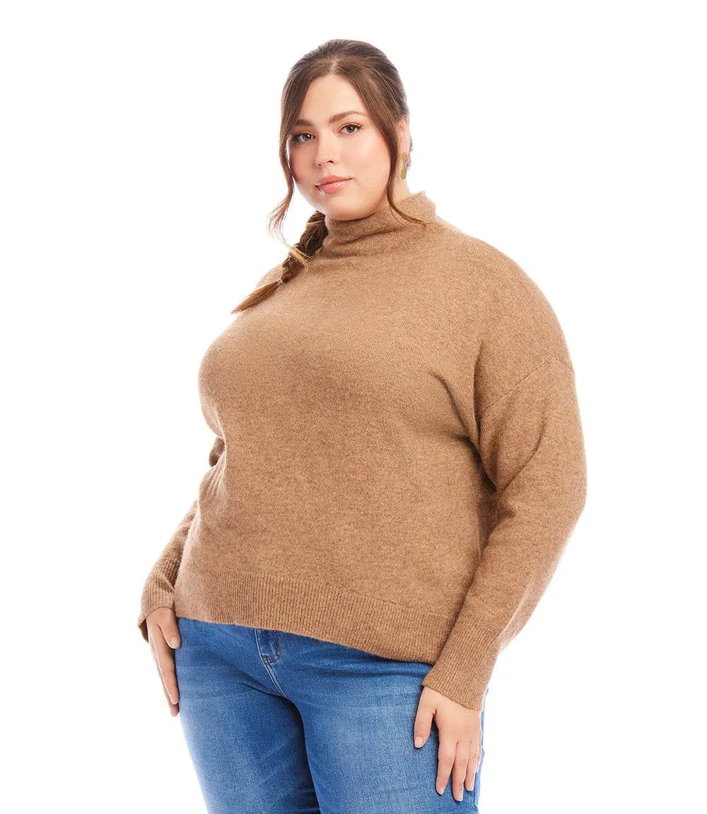 Plus Size Mock Neck Sweater sold by Karen Kane product image thumbnail 2