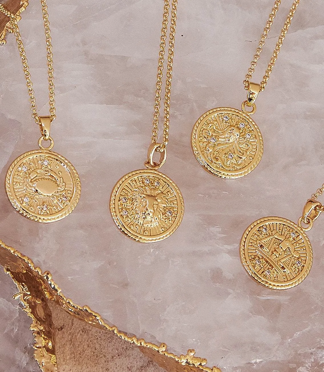 Leo Coin Necklace sold by Karen Kane product image thumbnail 2