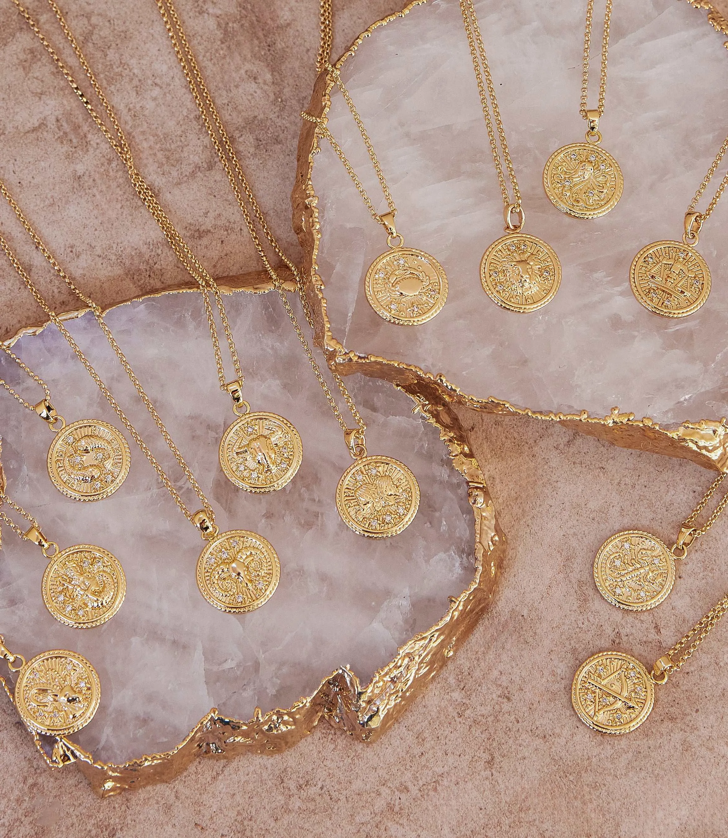 Leo Coin Necklace sold by Karen Kane product image thumbnail 4