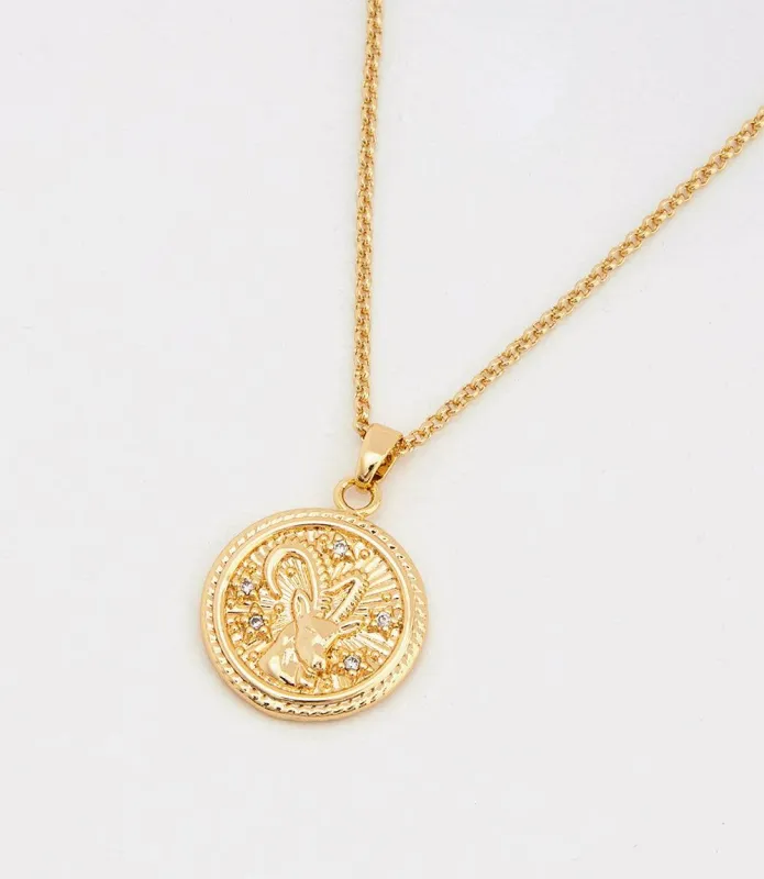 Capricorn Coin Necklace sold by Karen Kane