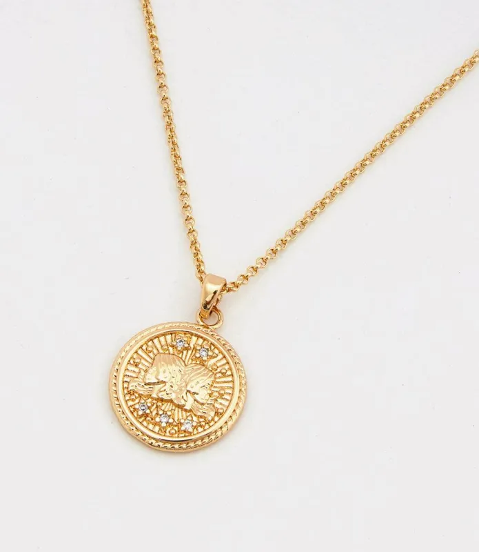 Gemini Coin Necklace made by Karen Kane