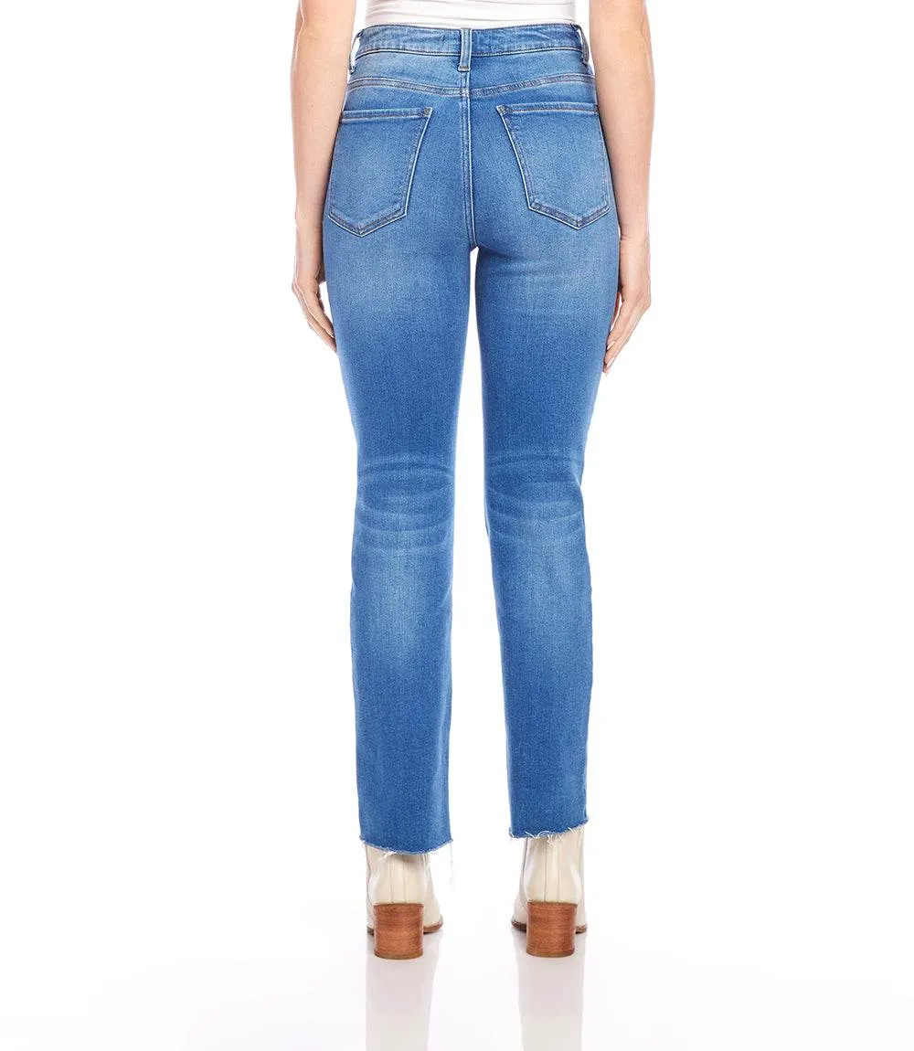 Raw Hem Straight Jeans sold by Karen Kane product image thumbnail 4
