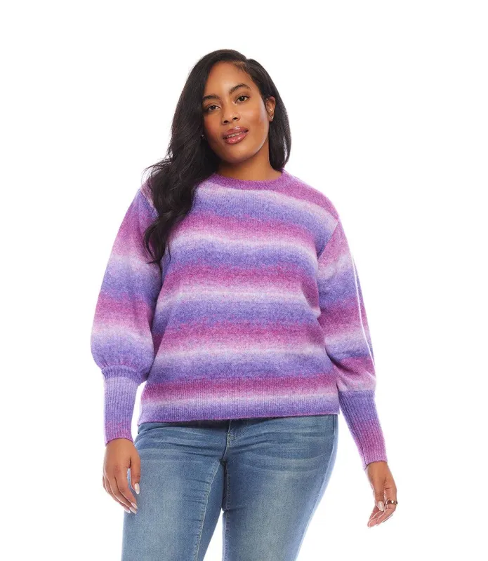 Plus Size Blouson Sleeve Sweater made by Karen Kane