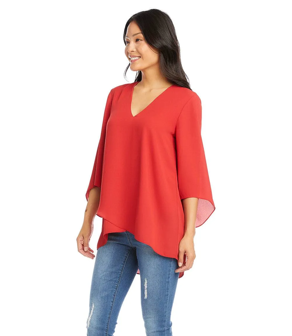 Bracelet Sleeve Asymmetric Top sold by Karen Kane product image thumbnail 2