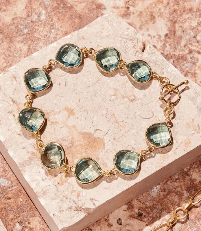 Aqua Quartz Bracelet sold by Karen Kane