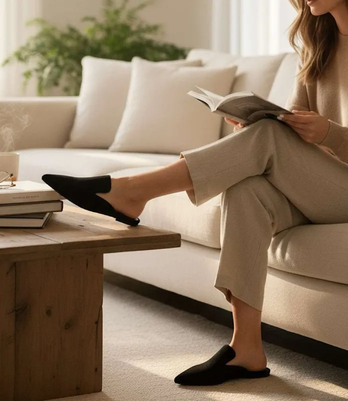 Suede Leather Mules sold by Karen Kane