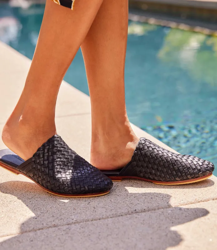 Braided Leather Mules sold by Karen Kane
