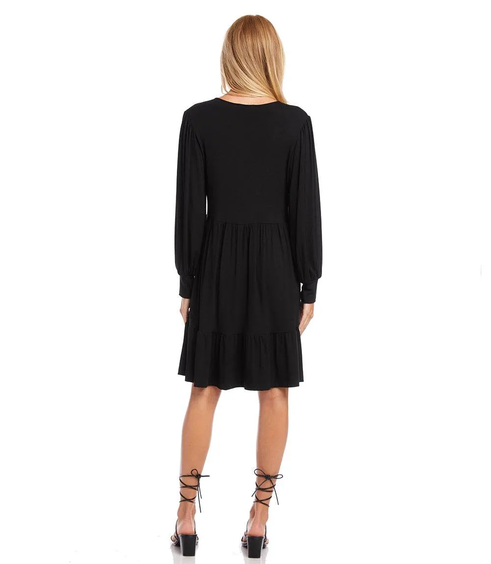 Long Sleeve Tiered Dress sold by Karen Kane product image thumbnail 5