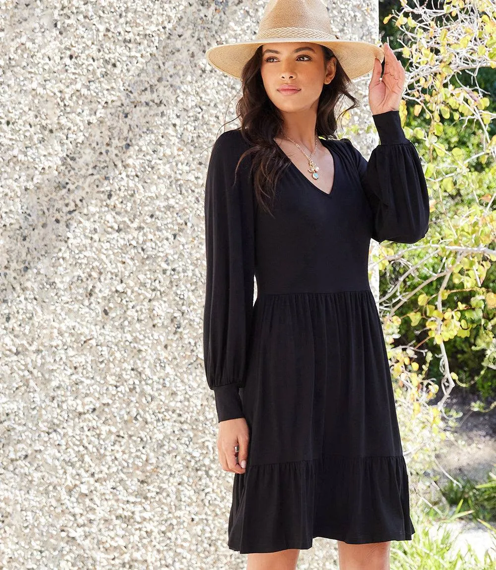 Long Sleeve Tiered Dress sold by Karen Kane product image thumbnail 3