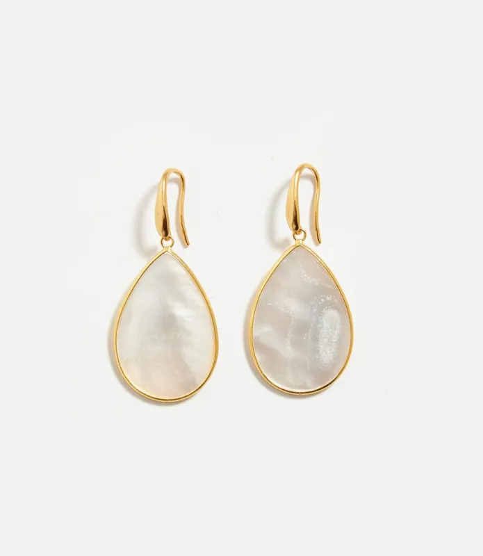 Mother of Pearl Teardrop Earrings sold by Karen Kane